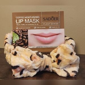 SPA HEADBAND/LIP MASK SET